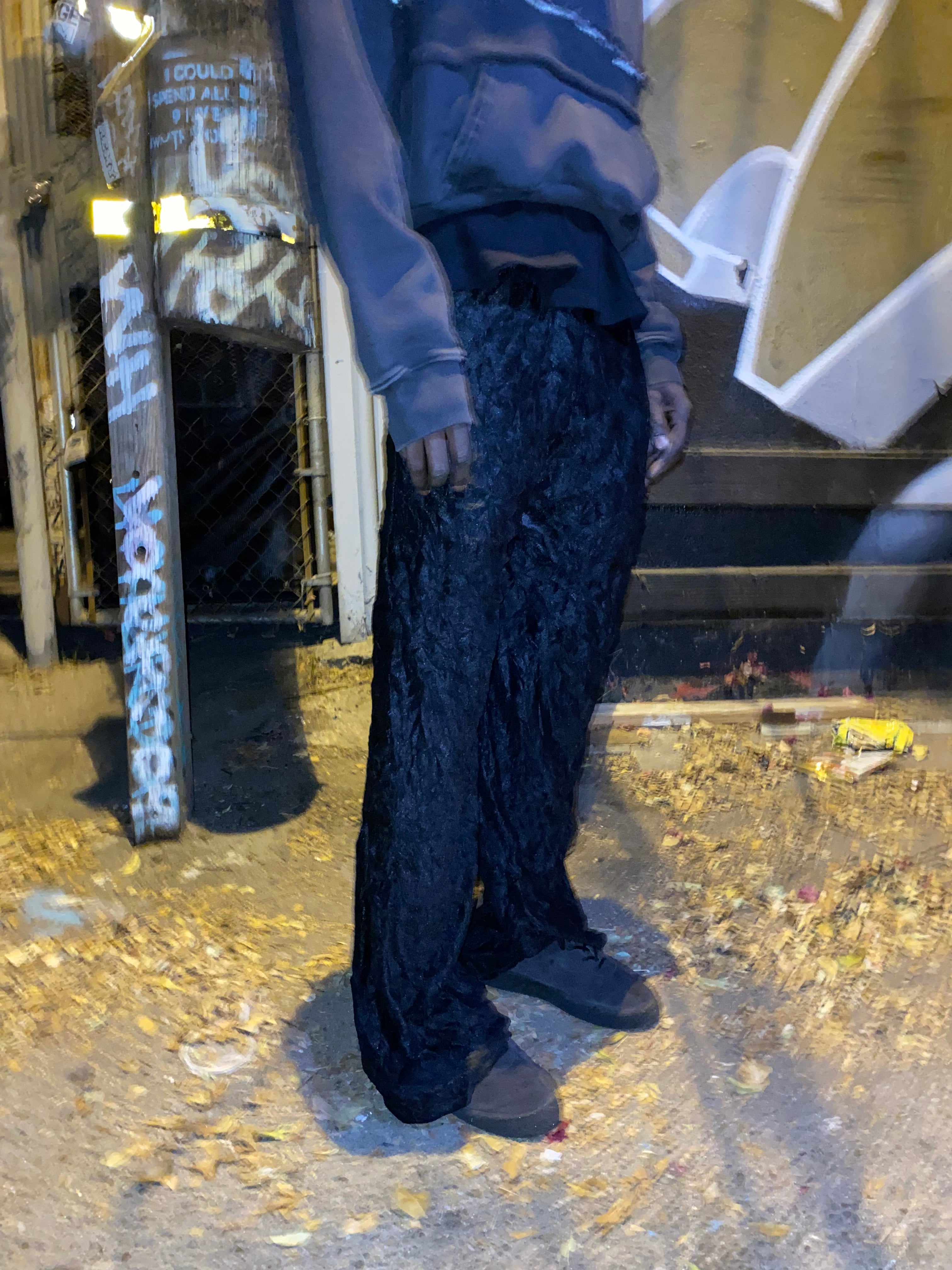 FW25 “CRINKLED” BODEGA TRACKPANT