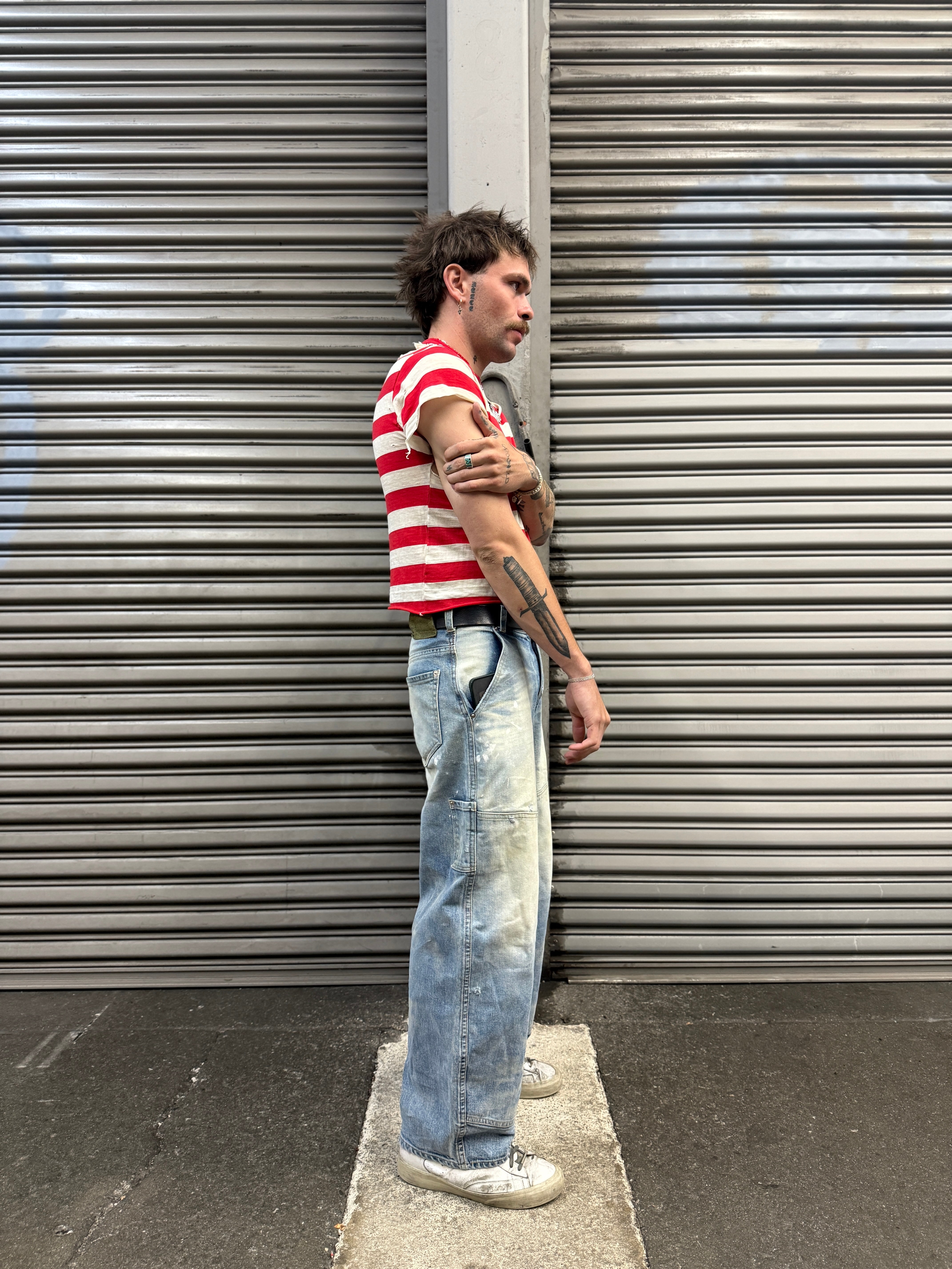RC90CID ss25 HW CARP DENIM DOUBLEKNEE
