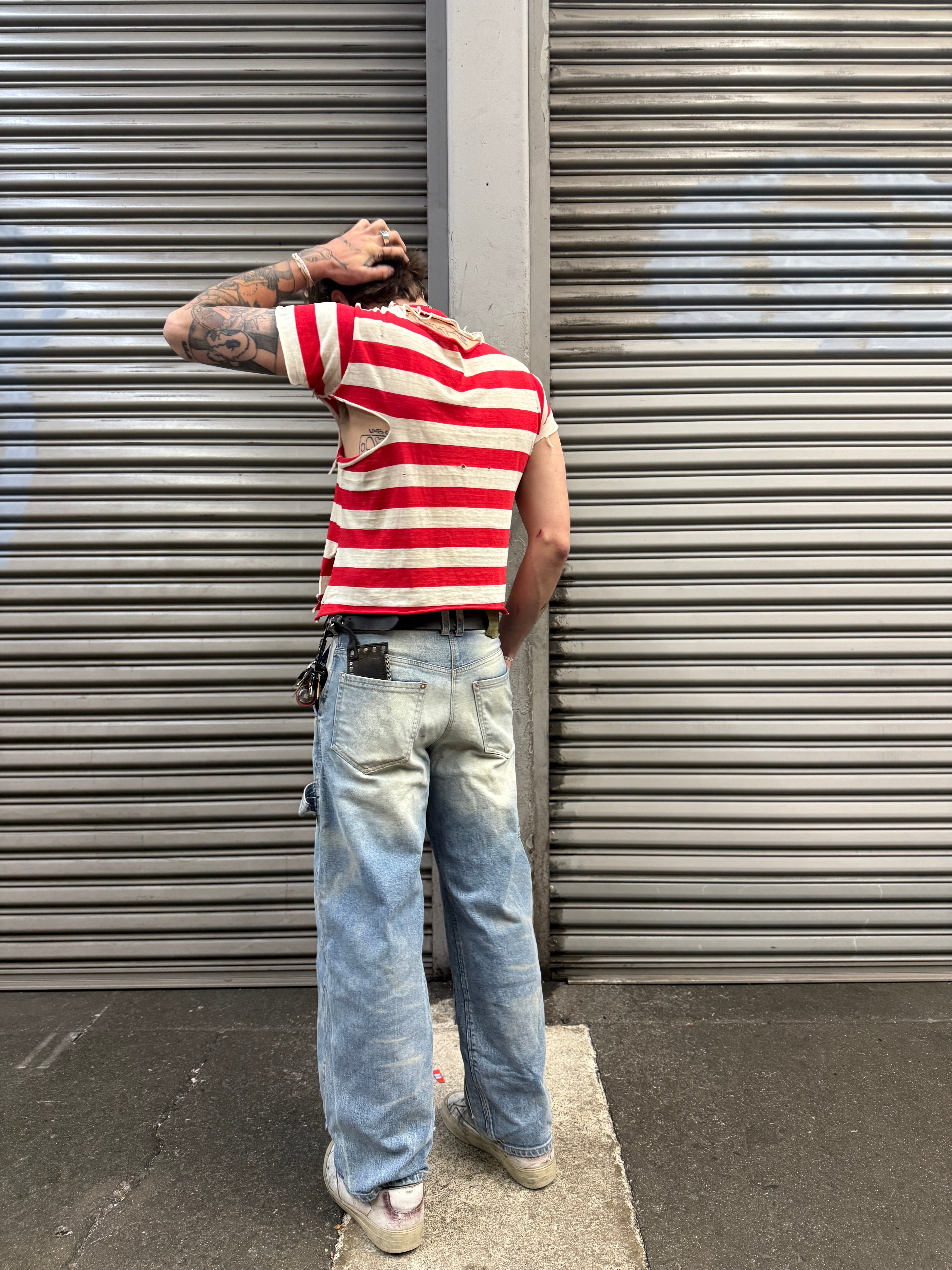 RC90CID ss25 HW CARP DENIM DOUBLEKNEE