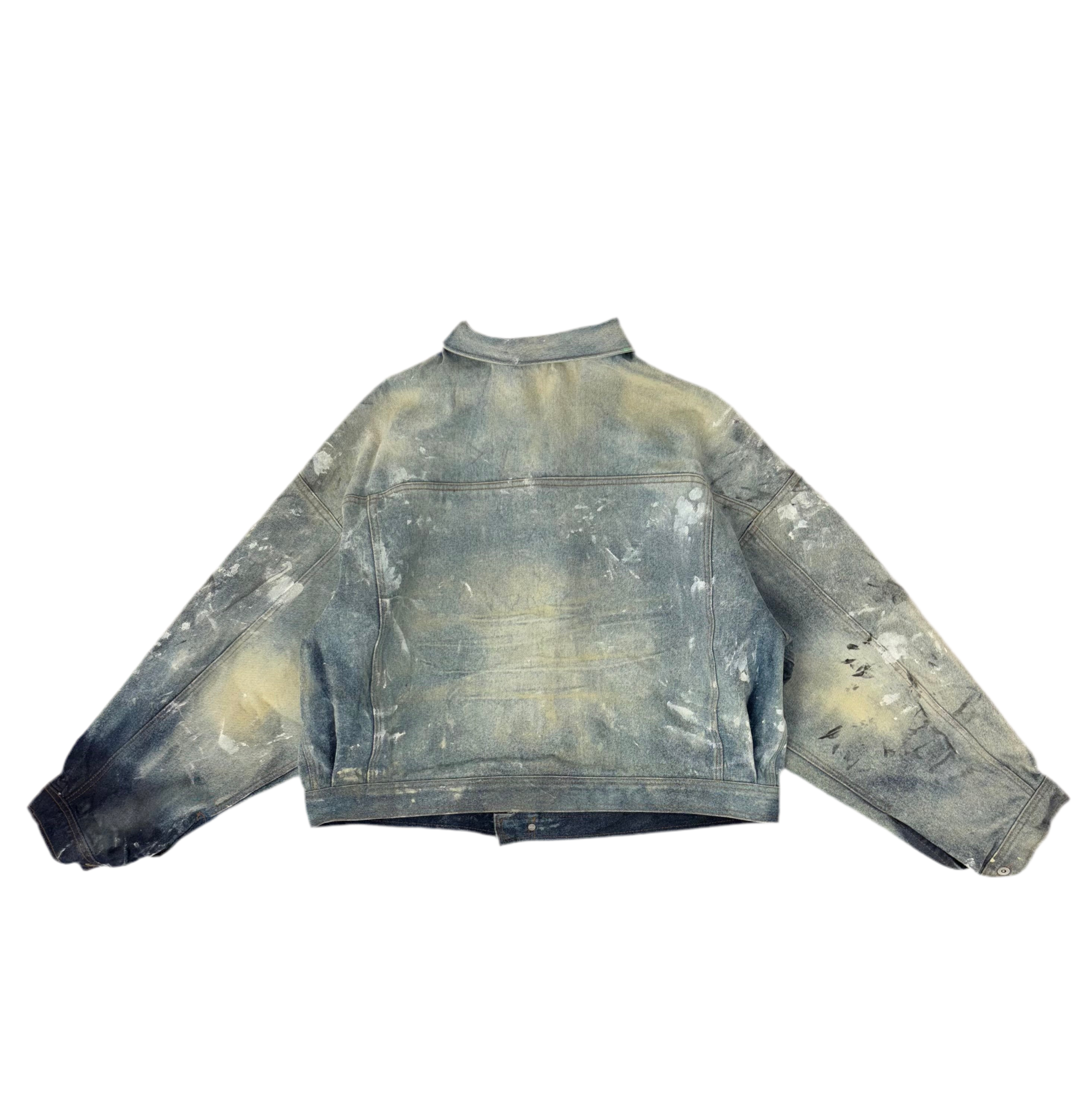 ss25 RCPPBID DRAPED DENIM JACK