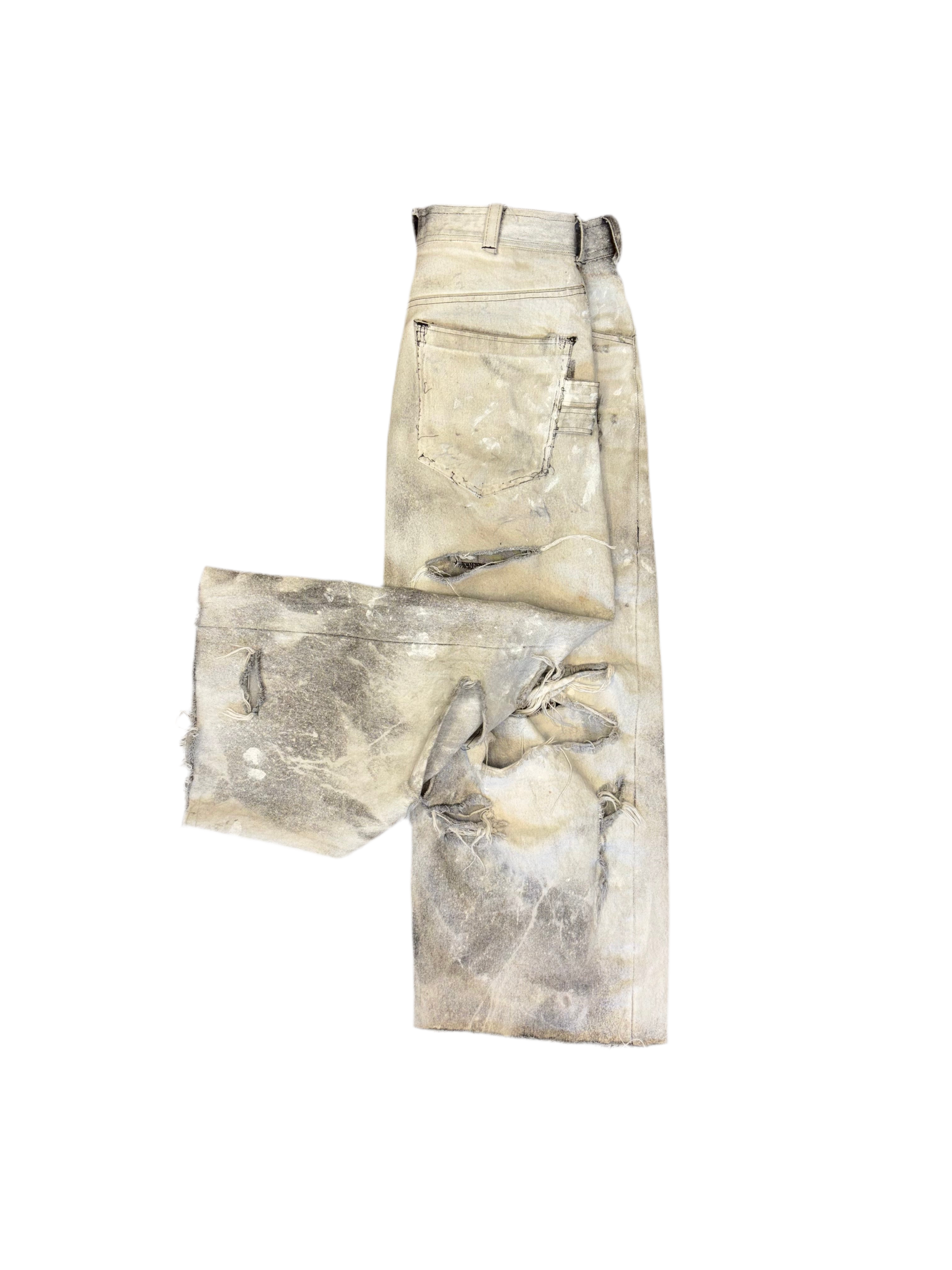 RCAWGD ss25 “DESTROYED” CUT OFF BODEGA JEAN